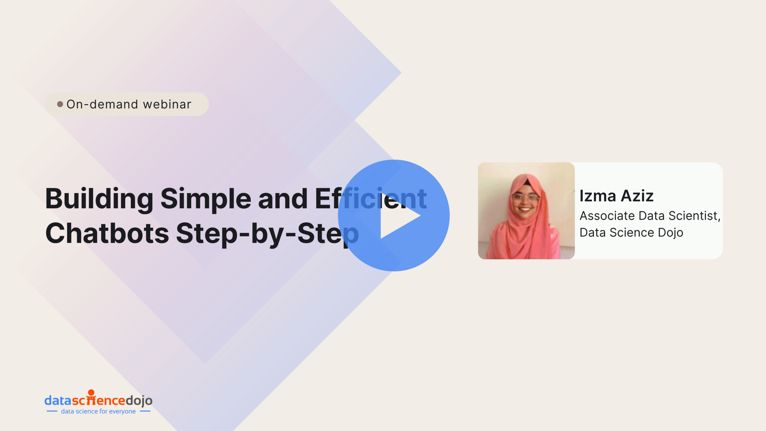 Building simple and efficient chatbots step-by-step