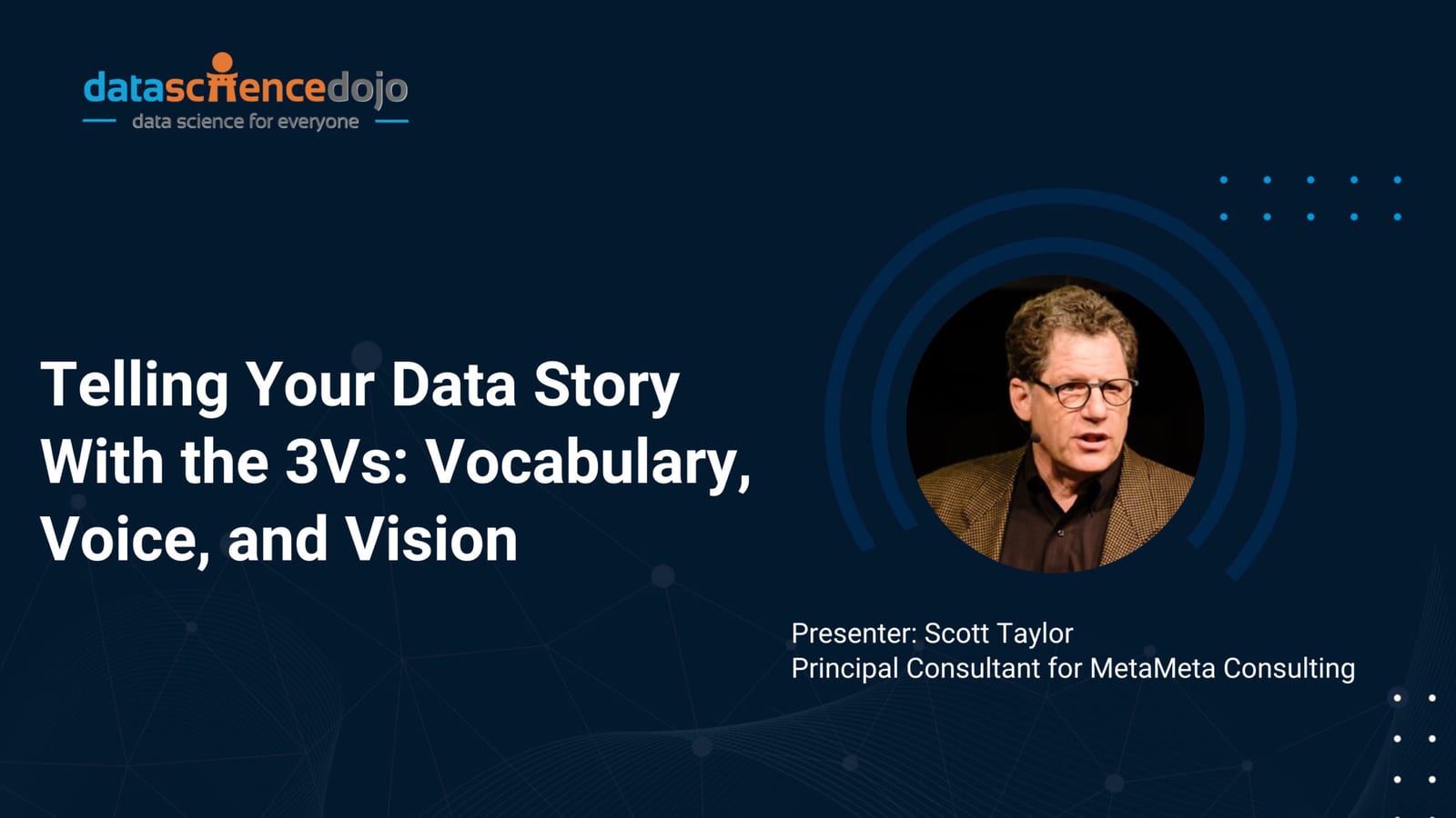 Telling your data story with the 3vs: Vocabulary, voice, and vision