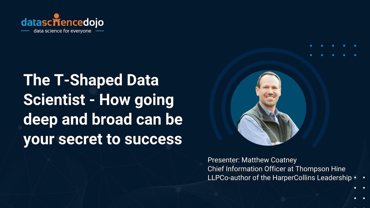 The t shaped data scientist - how going deep and broad can be your secret to success